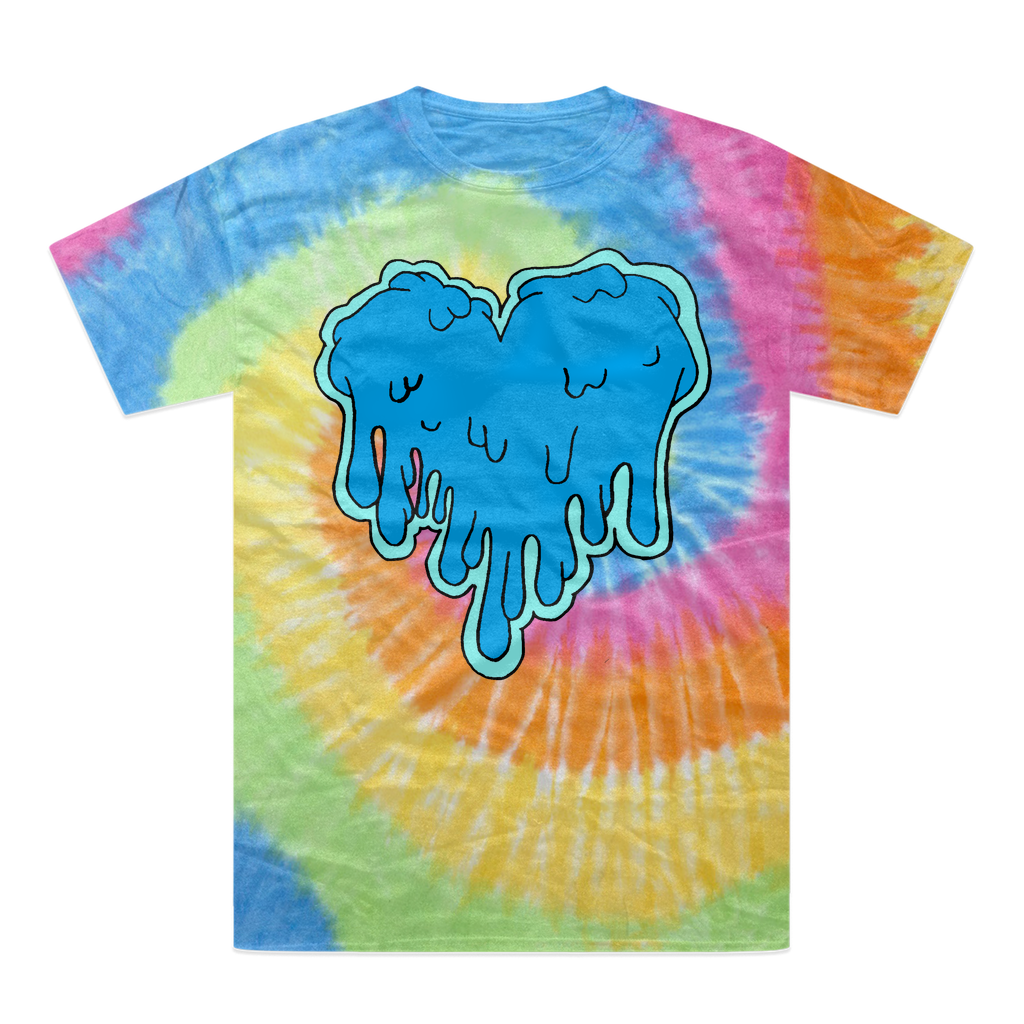 benzo heart Tie-Dye T-Shirt
