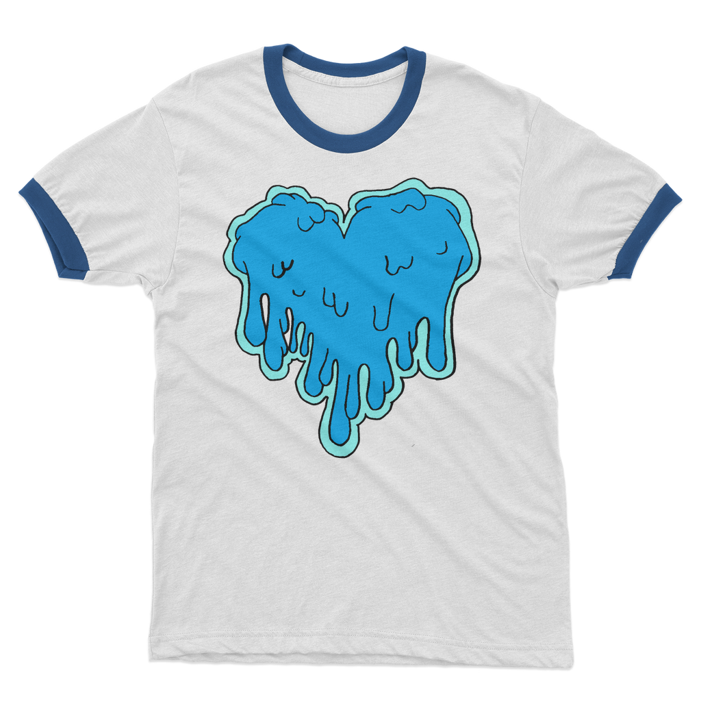 benzo heart Adult Ringer T-Shirt
