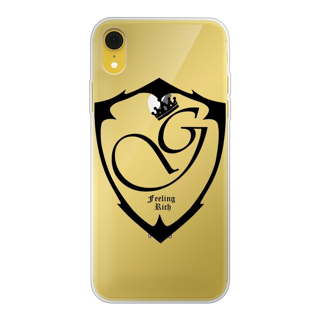 Feeling rich Back Printed Transparent Soft Phone Case