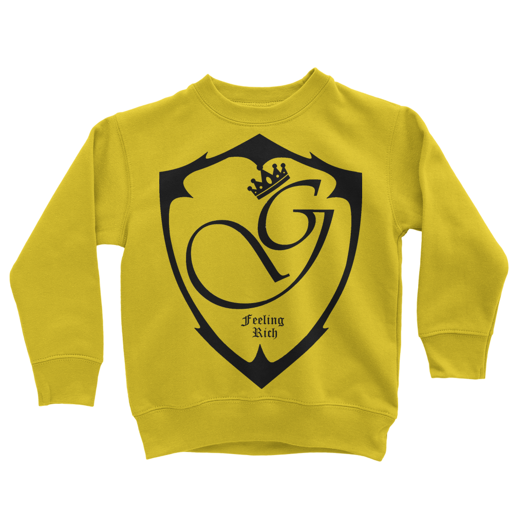 Feeling rich Classic Kids Sweatshirt