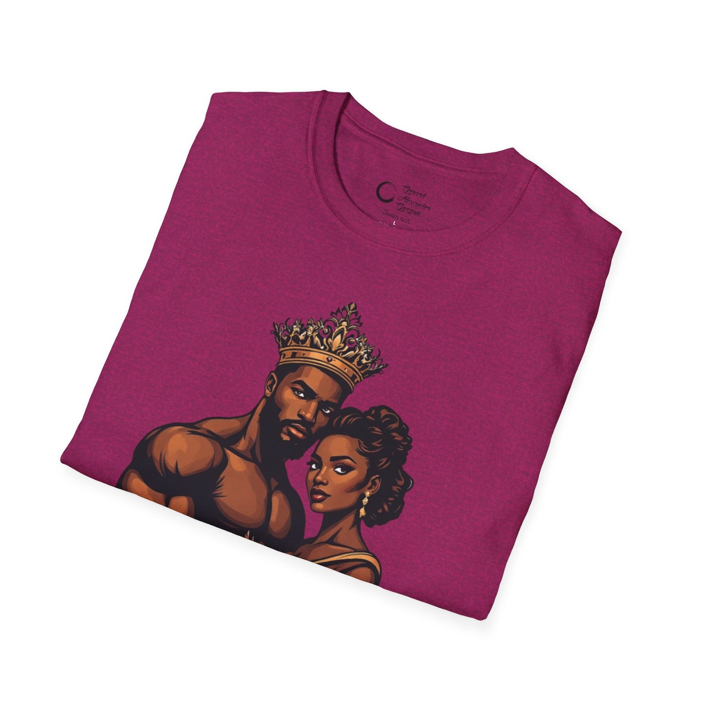 Strength Life Love by G.A.Gorgani Unisex Softstyle T-Shirt - Empowering Couple Graphic Tee