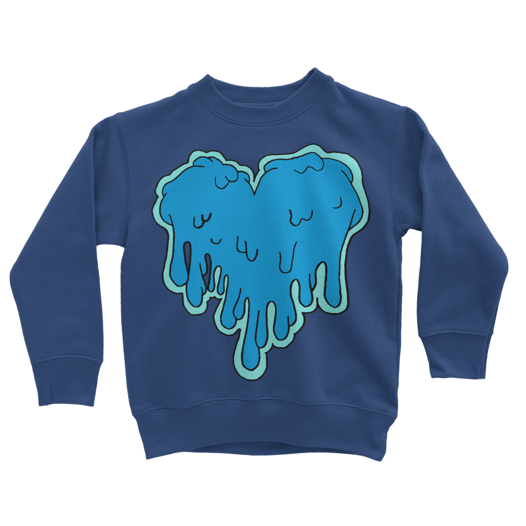 benzo heart Classic Kids Sweatshirt