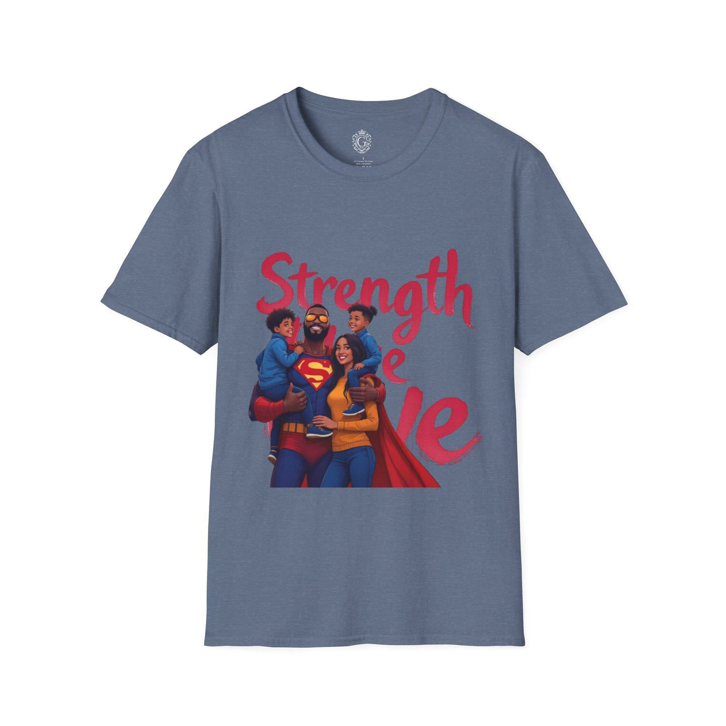 Superhero Family Strength Unisex Softstyle T-Shirt