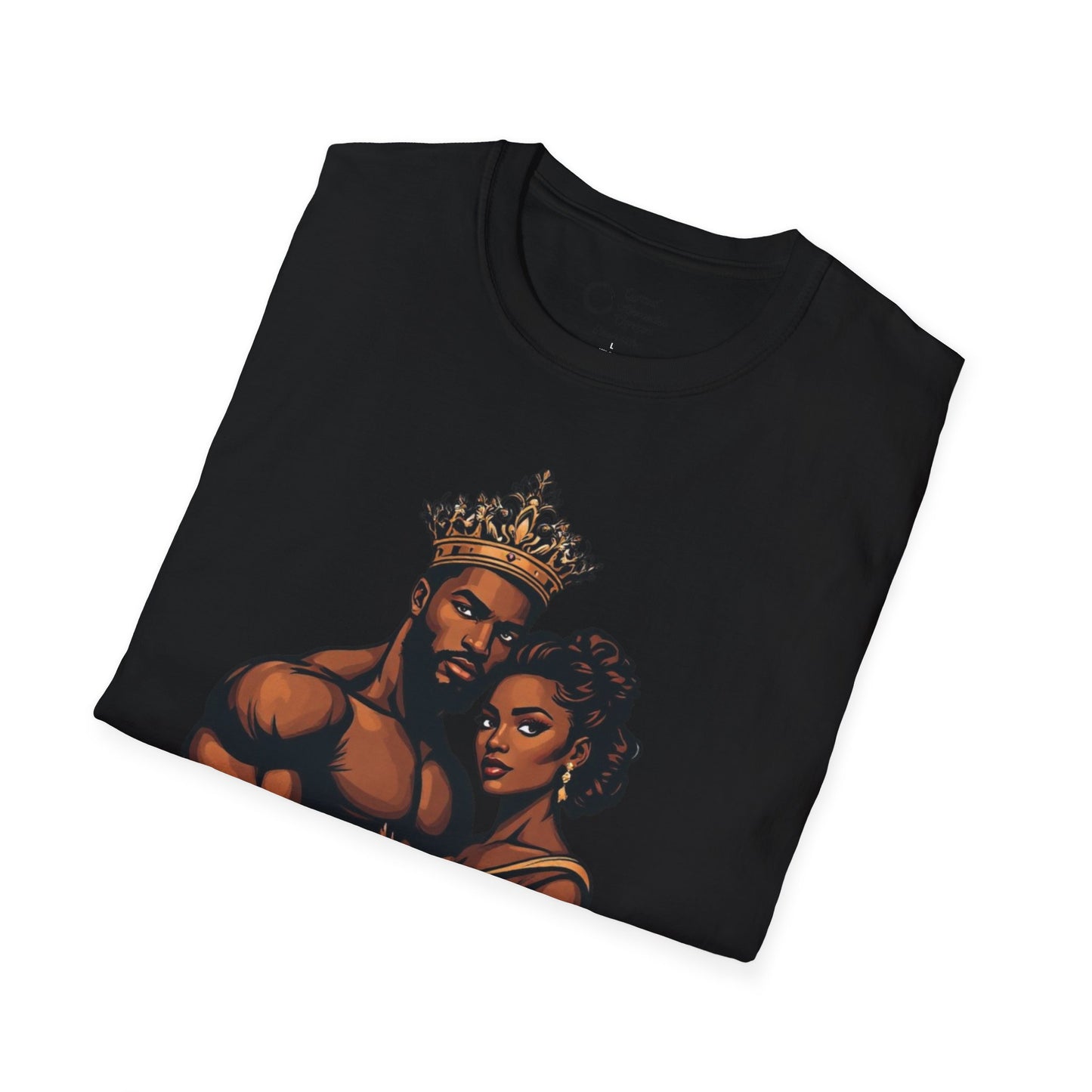 Strength Life Love by G.A.Gorgani Unisex Softstyle T-Shirt - Empowering Couple Graphic Tee