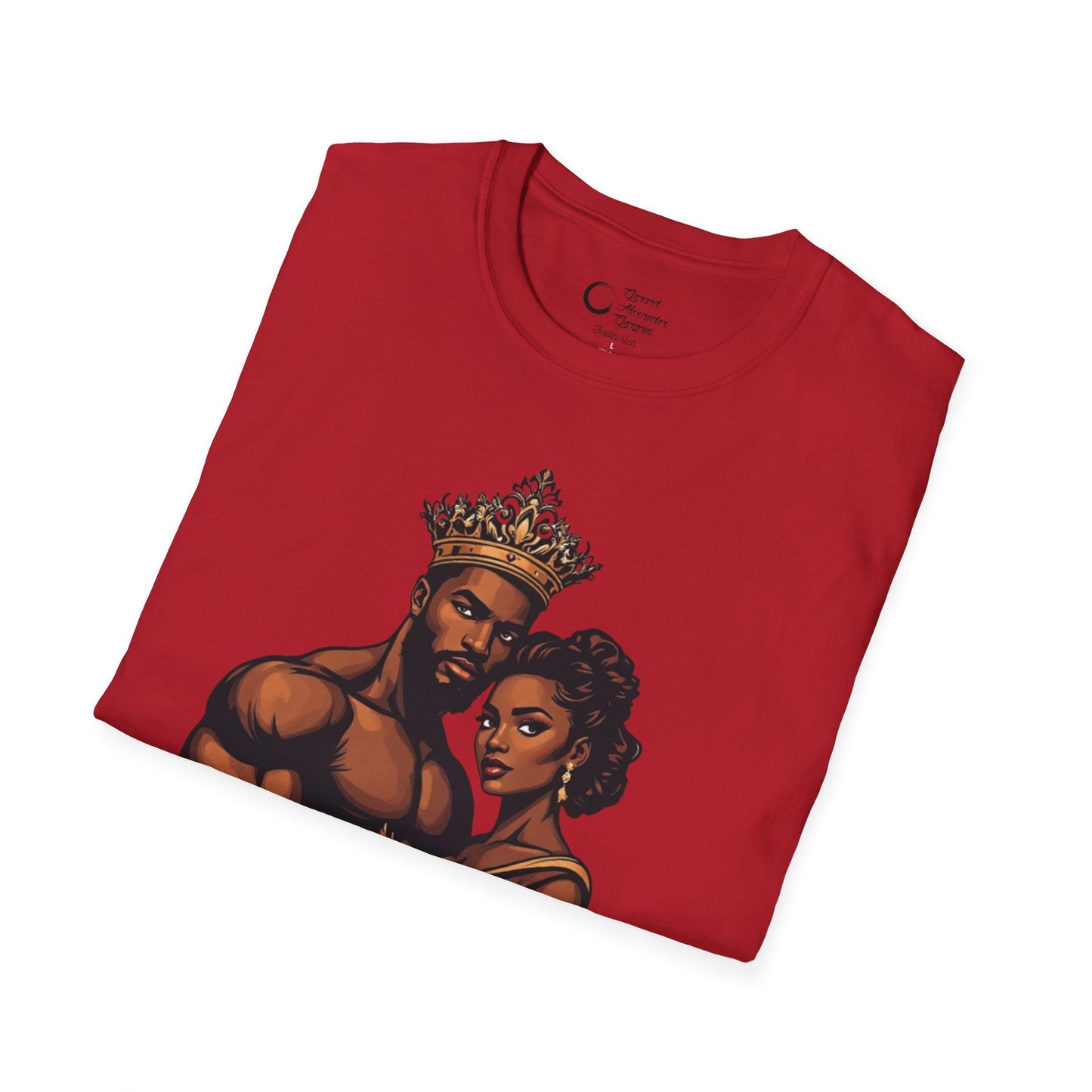 Strength Life Love by G.A.Gorgani Unisex Softstyle T-Shirt - Empowering Couple Graphic Tee