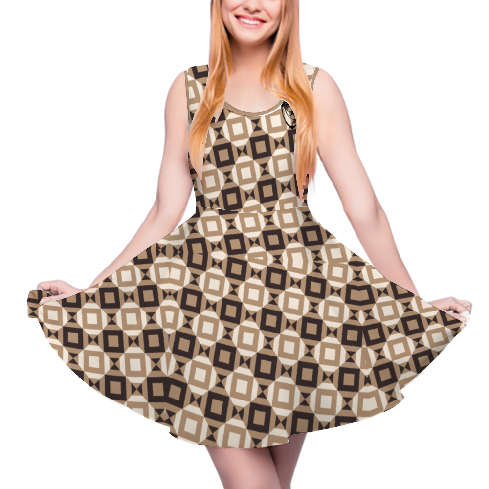 Gorgani Neck Dress Women's Fashion Skirts