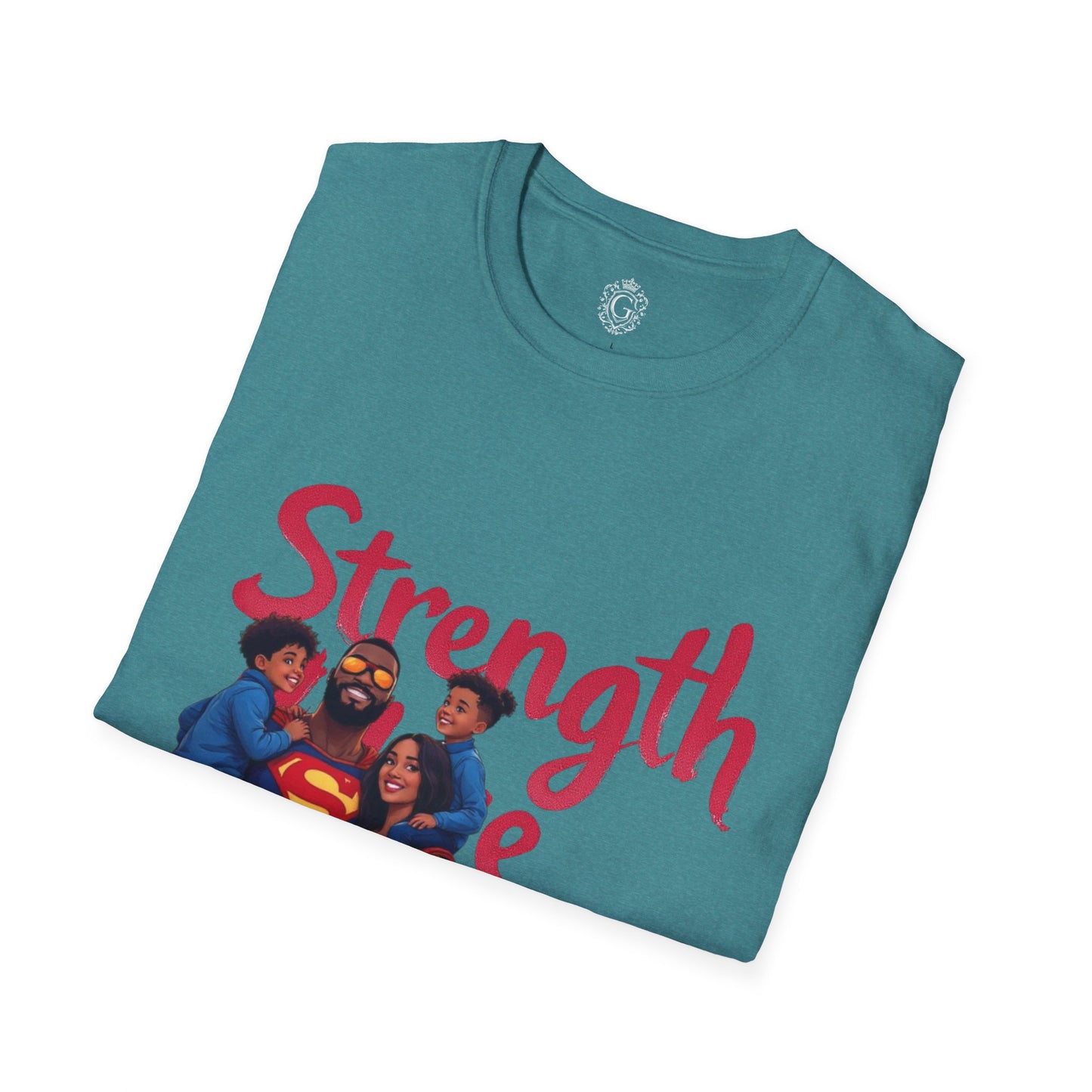 Superhero Family Strength Unisex Softstyle T-Shirt
