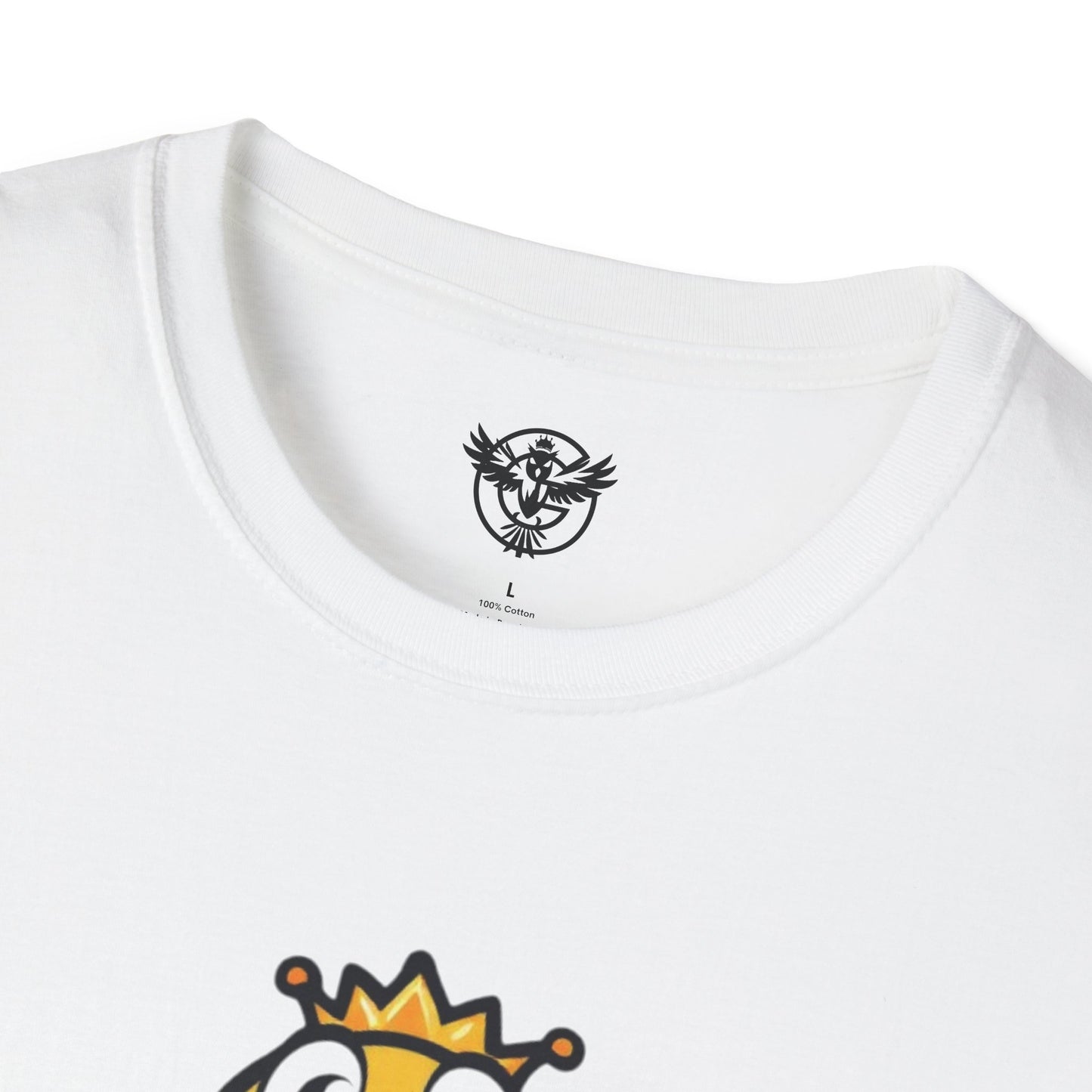 Queen B Unisex Softstyle T-Shirt - Fun and Bright Graphic Tee for Bee Lovers