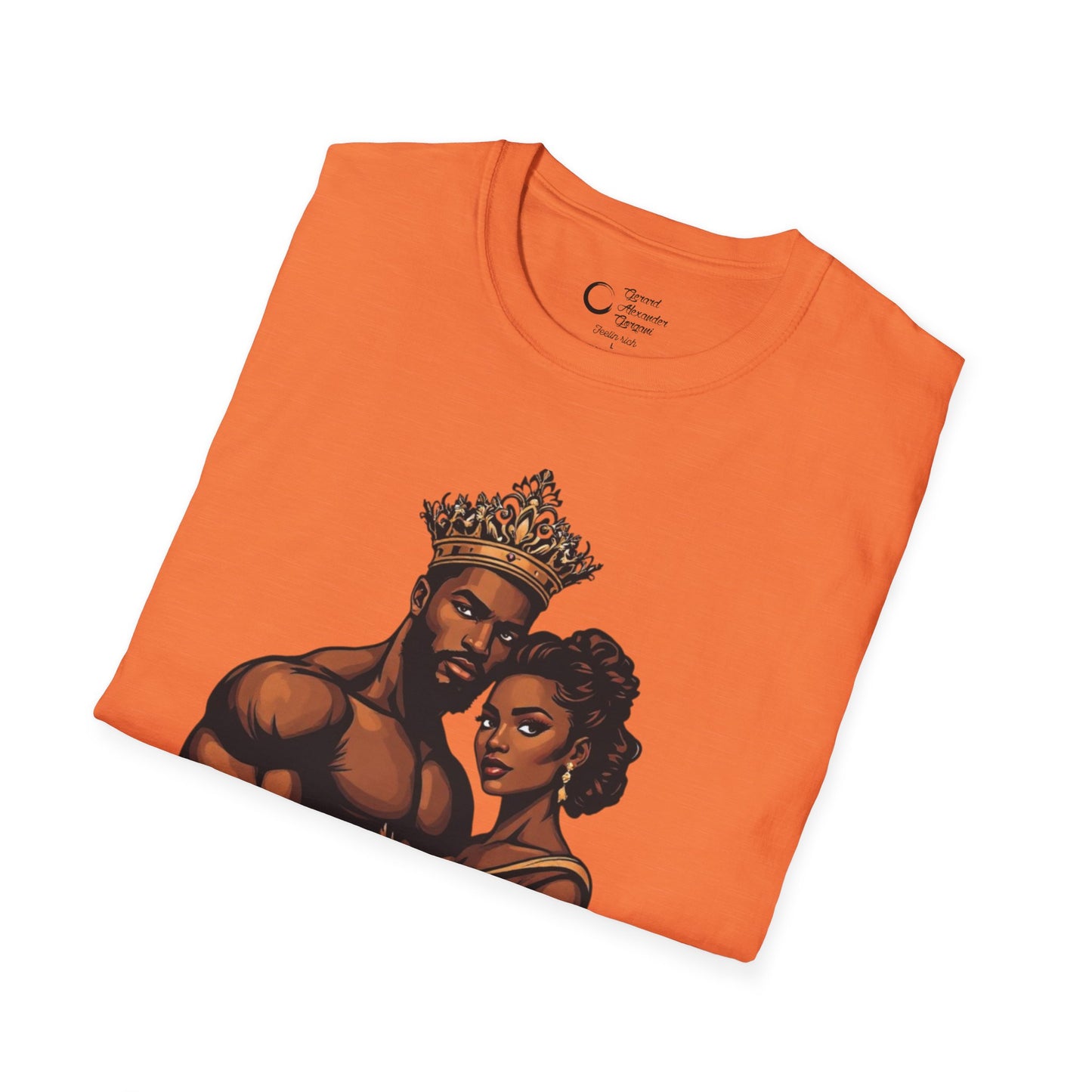 Strength Life Love by G.A.Gorgani Unisex Softstyle T-Shirt - Empowering Couple Graphic Tee