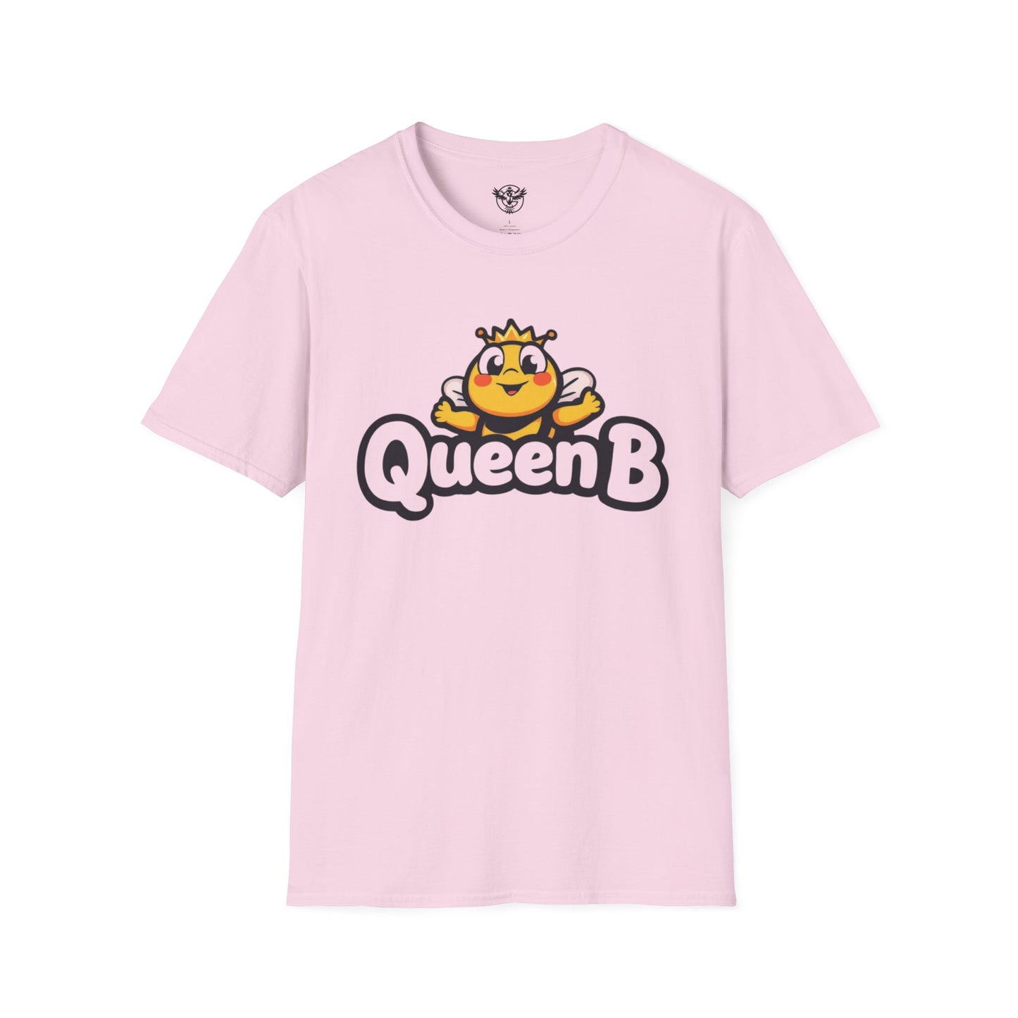 Queen B Unisex Softstyle T-Shirt - Fun and Bright Graphic Tee for Bee Lovers