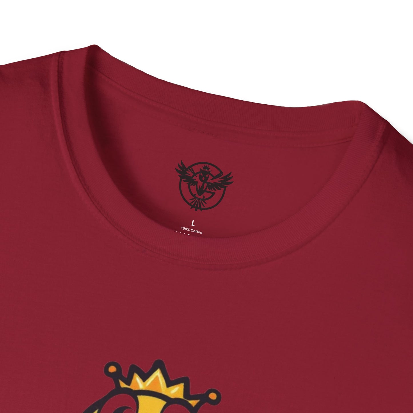 Queen B Unisex Softstyle T-Shirt - Fun and Bright Graphic Tee for Bee Lovers