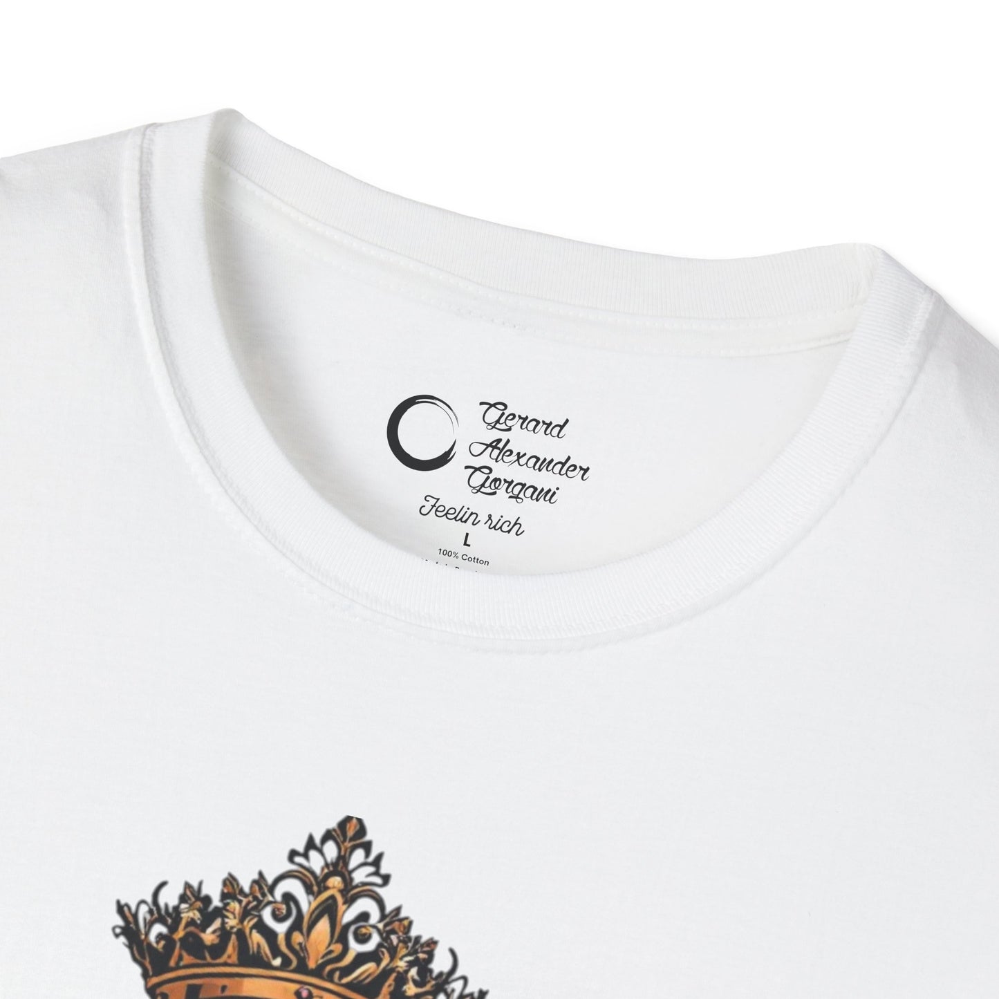 Strength Life Love by G.A.Gorgani Unisex Softstyle T-Shirt - Empowering Couple Graphic Tee