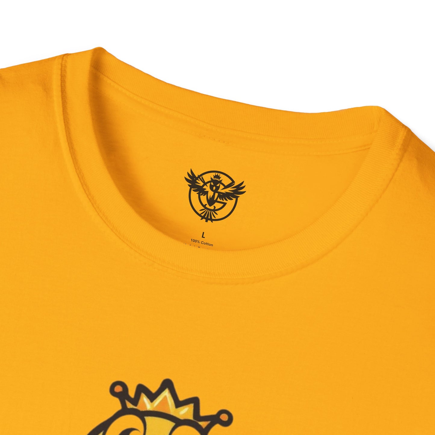 Queen B Unisex Softstyle T-Shirt - Fun and Bright Graphic Tee for Bee Lovers