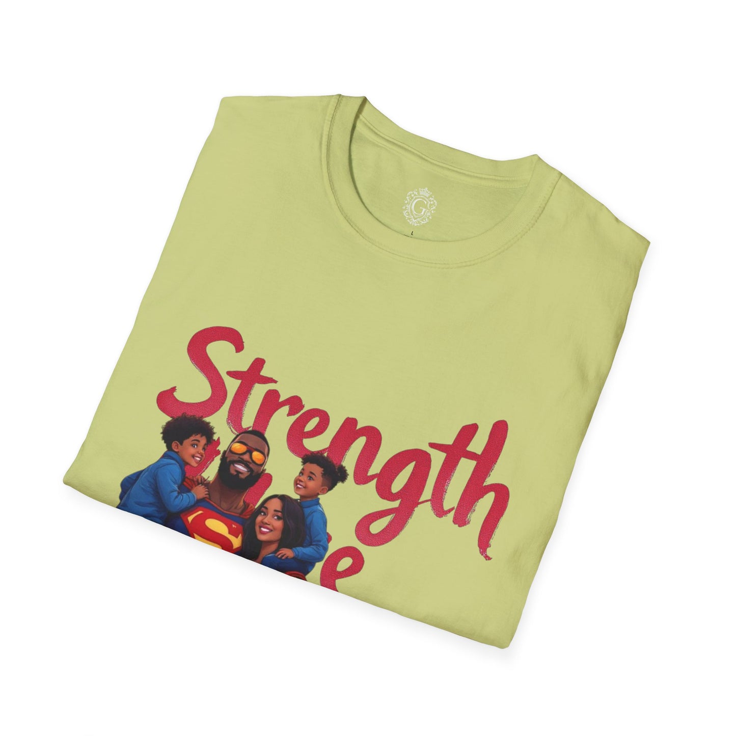 Superhero Family Strength Unisex Softstyle T-Shirt