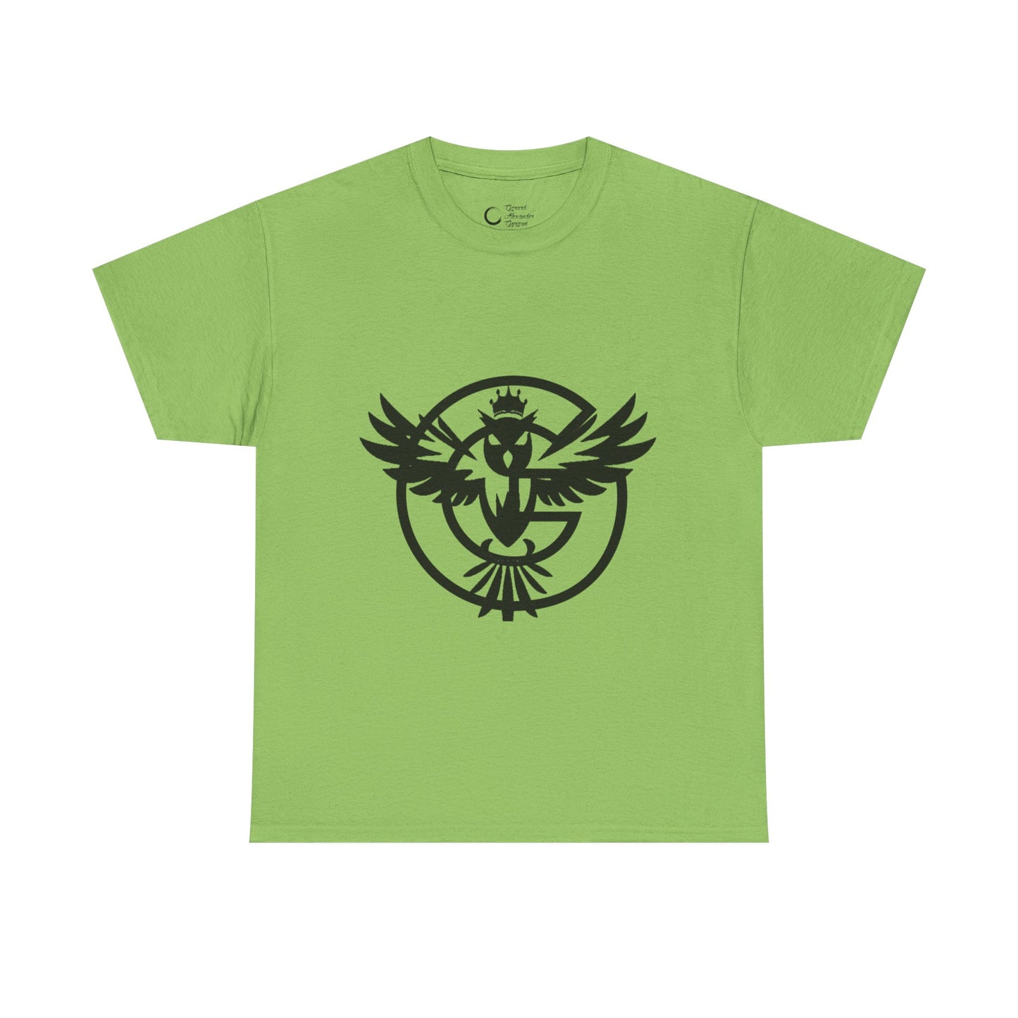 Gorgani Unisex Heavy Cotton Tee - Stylish Bird Graphic Tee for Casual Vibes