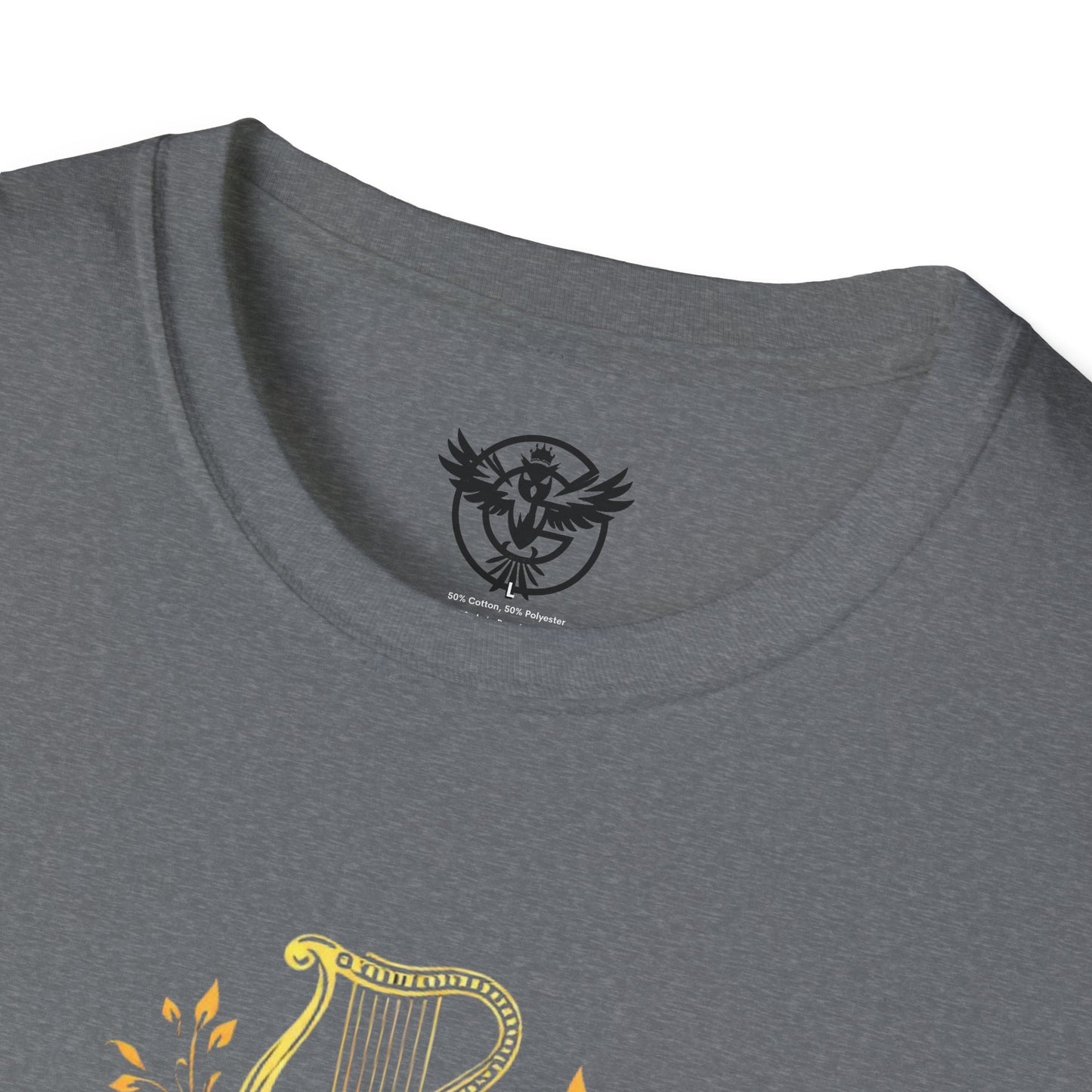 G.A. Gorgani Music Unisex Softstyle T-Shirt – Elegant Musical Design for Music Lovers