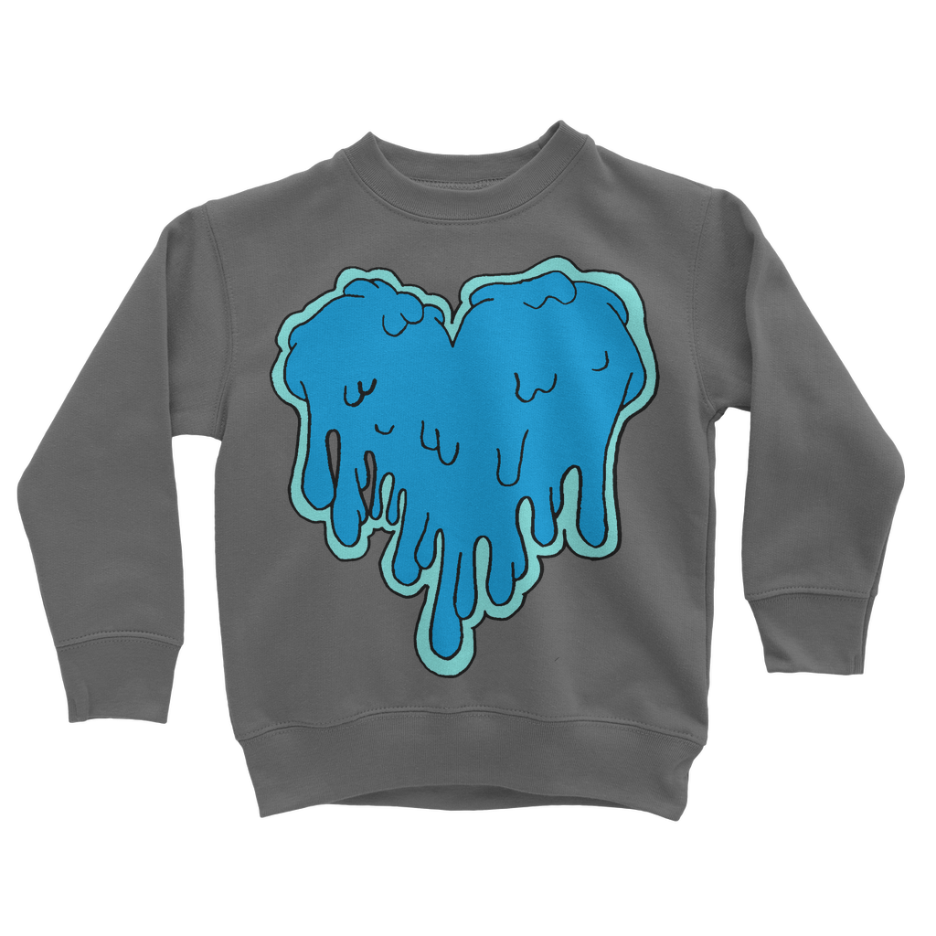 benzo heart Classic Kids Sweatshirt