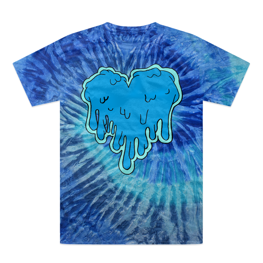 benzo heart Tie-Dye T-Shirt