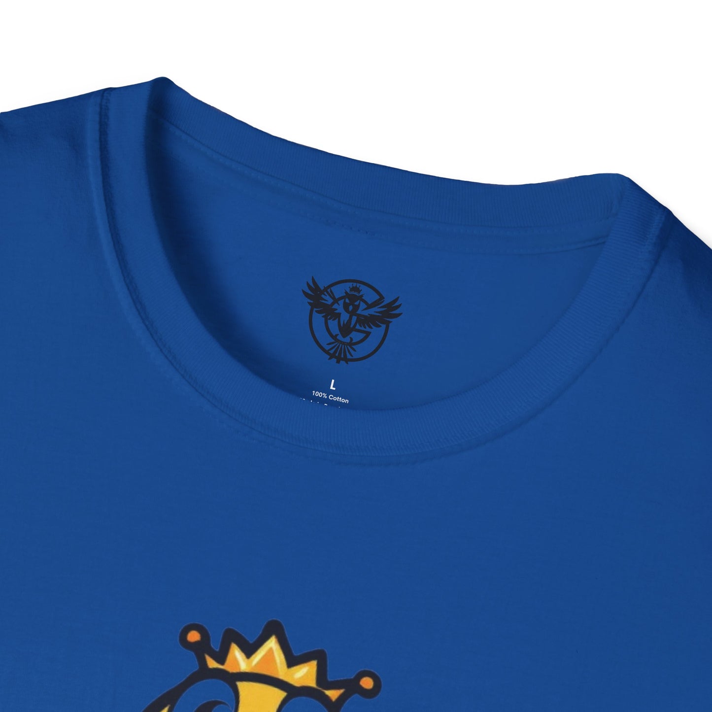 Queen B Unisex Softstyle T-Shirt - Fun and Bright Graphic Tee for Bee Lovers