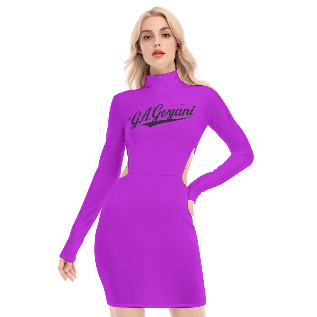 Gorgani Women's Waist Hollow Hip Dress