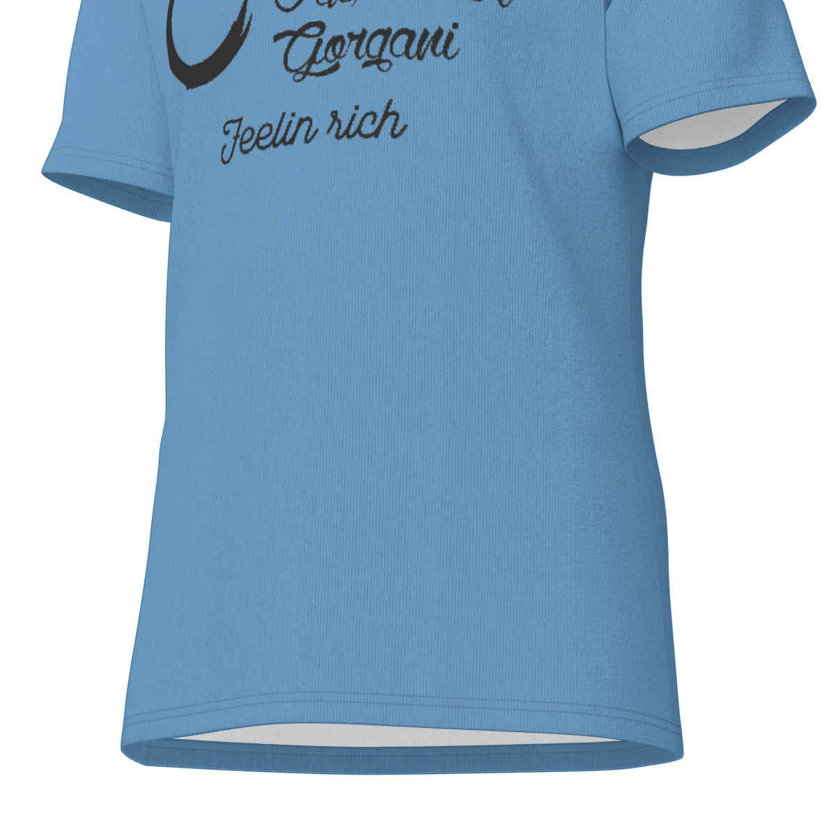GORGANI STEEL BLUE Men's O-Neck T-Shirt | 190GSM Cotton