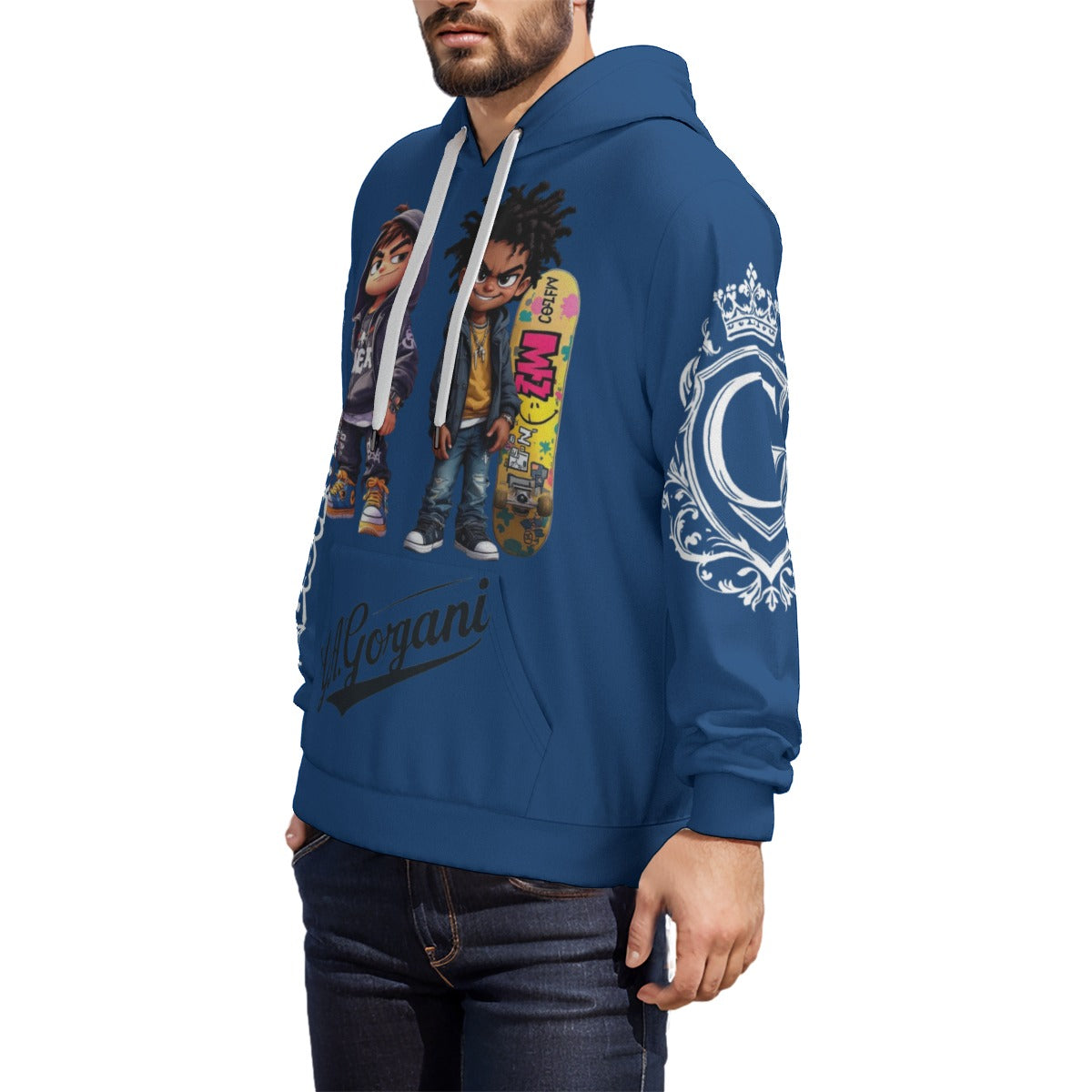 gorgani skater hoodie Unisex Pullover Hoodie | 310GSM Cotton