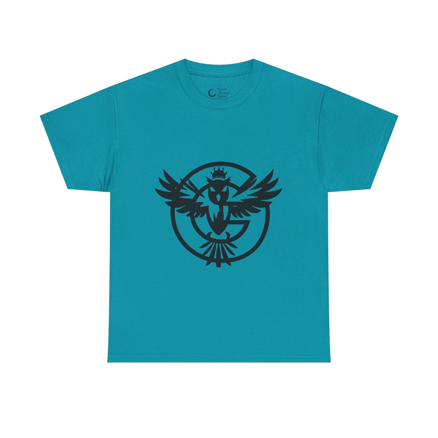 Gorgani Unisex Heavy Cotton Tee - Stylish Bird Graphic Tee for Casual Vibes