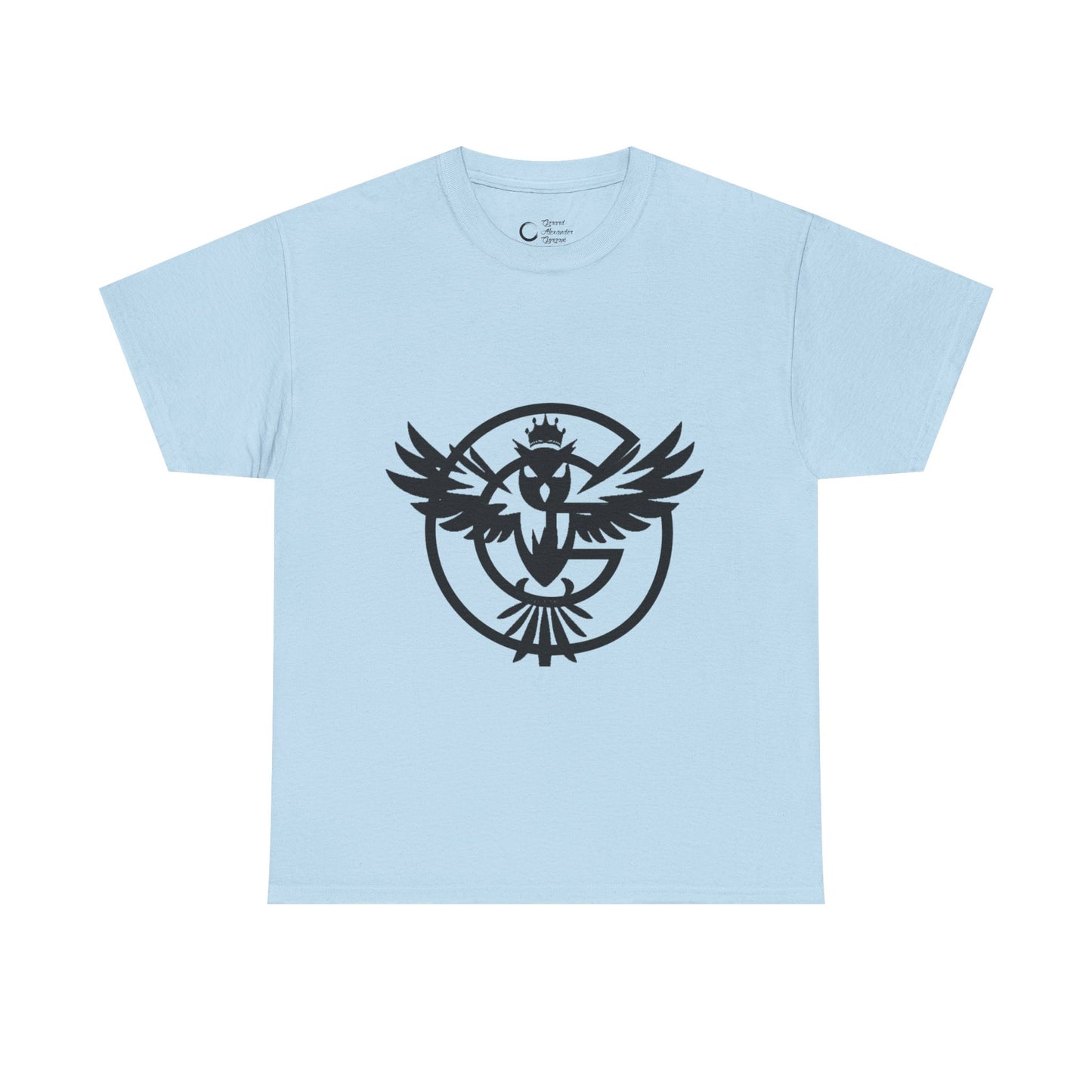 Gorgani Unisex Heavy Cotton Tee - Stylish Bird Graphic Tee for Casual Vibes