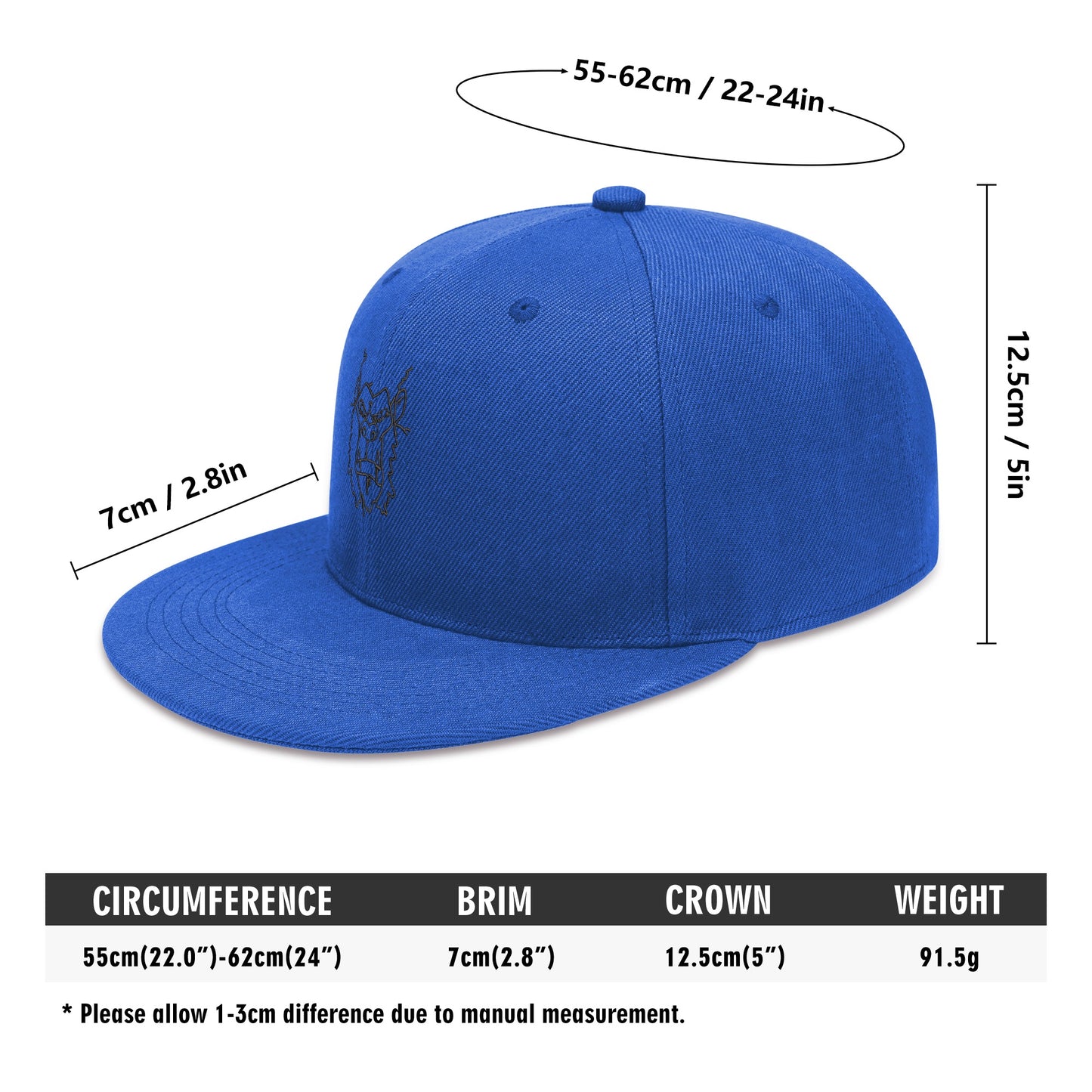 Embroidered gorgani gorilla Hats
