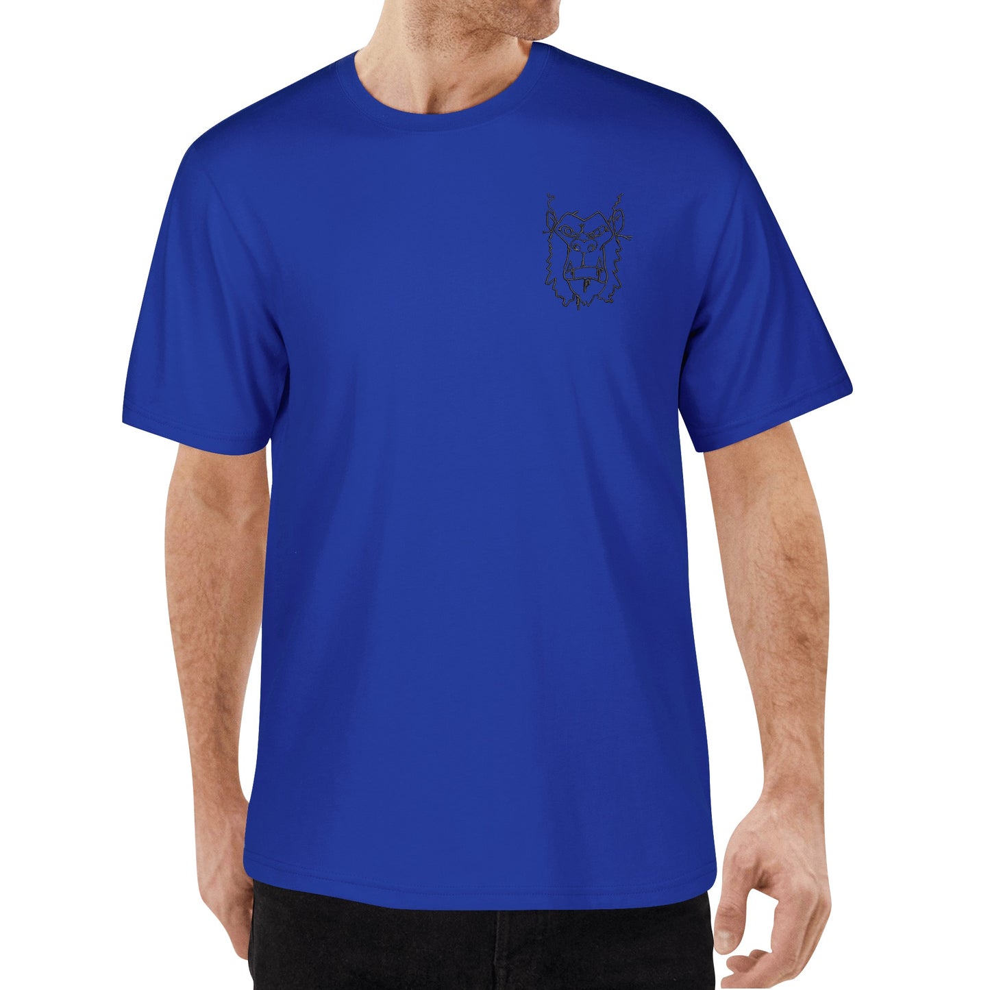 Gorgani Embroidered Mens Cotton T shirt (Chest Design)