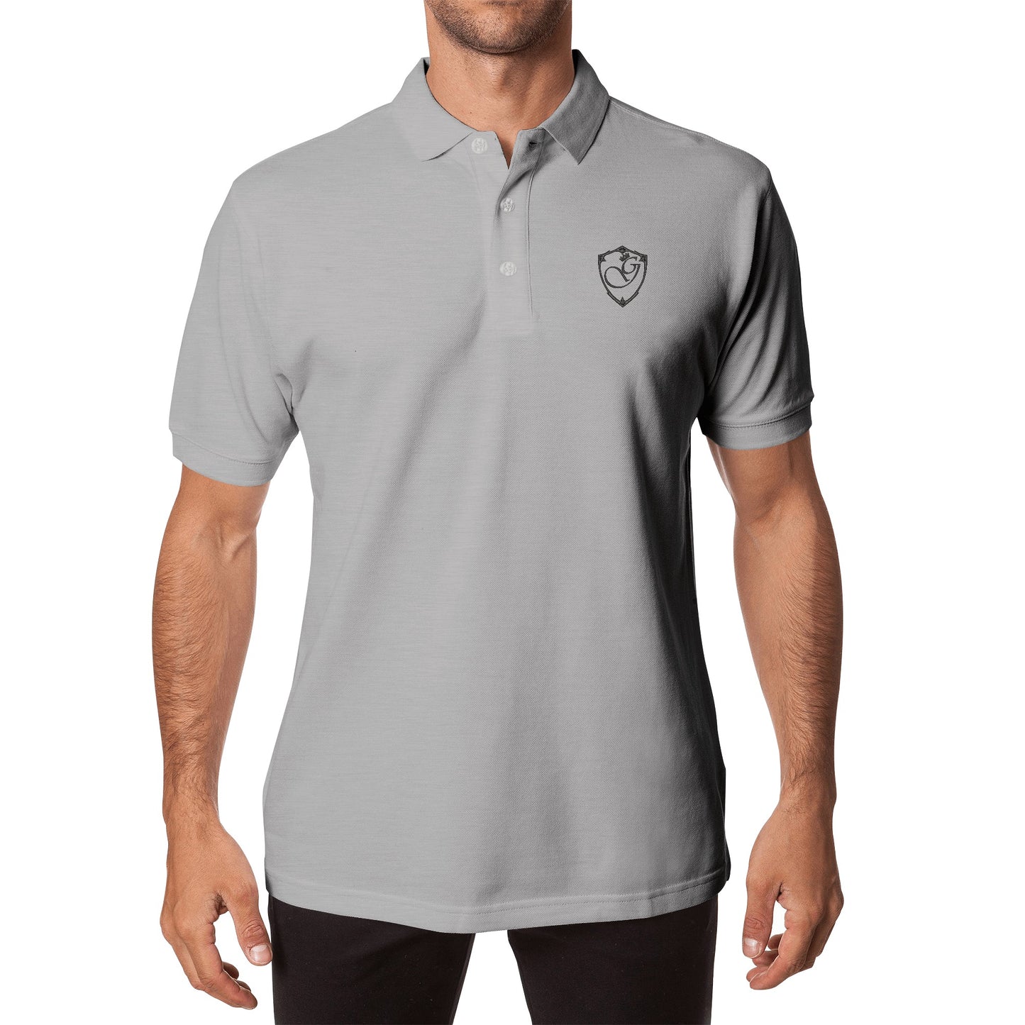 Gorgani Unisex Cotton Polo Shirt With Logo