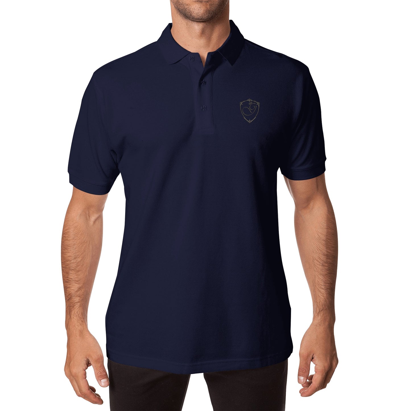 Gorgani Unisex Cotton Polo Shirt With Logo
