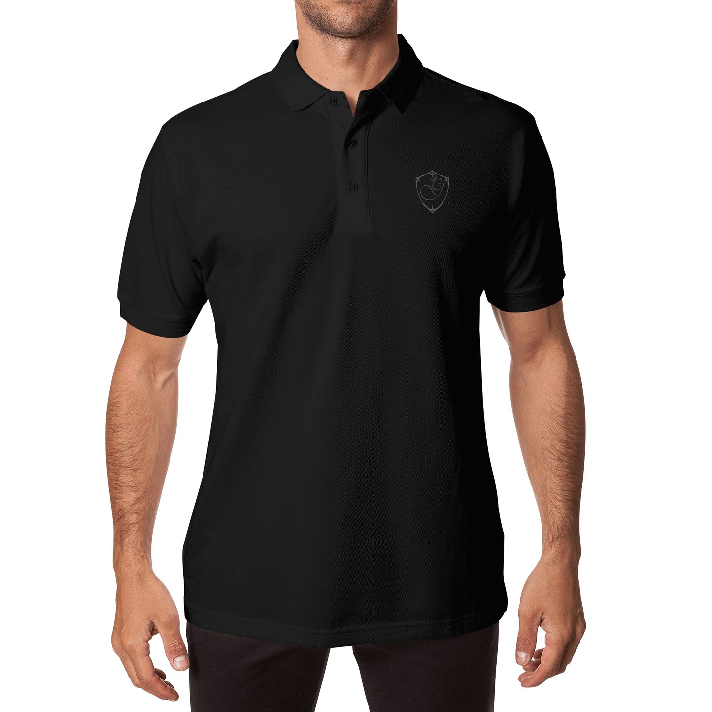 Gorgani Unisex Cotton Polo Shirt With Logo