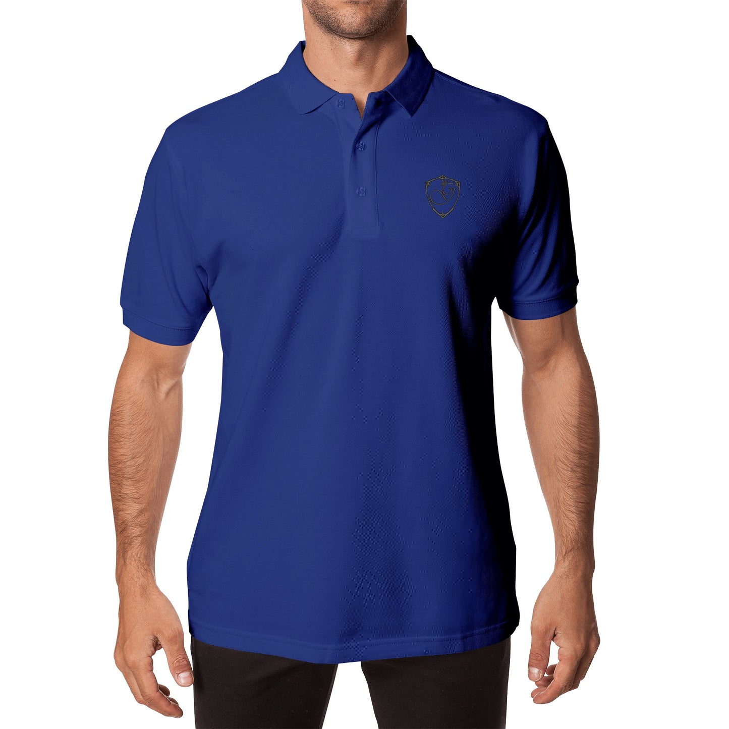 Gorgani Unisex Cotton Polo Shirt With Logo
