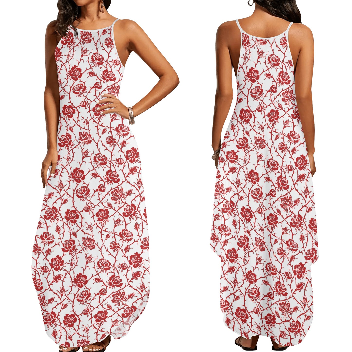 Gorgani Womens Elegant Sleeveless Evening Dress