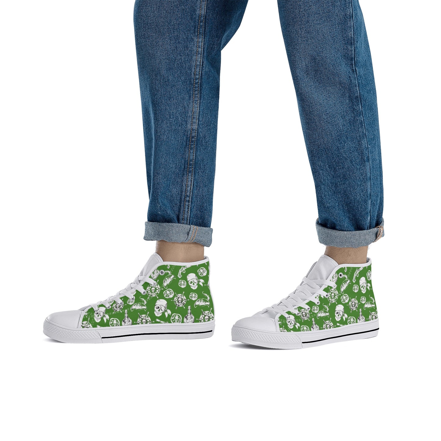 Mens High Top Canvas Shoes