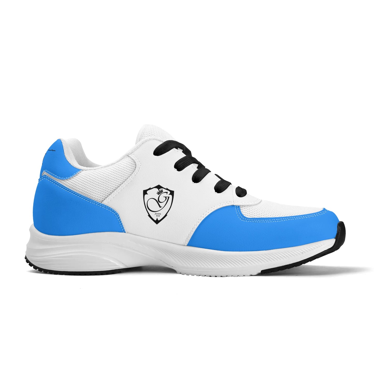 Adult Lightweight Brand Low Top Mesh and PU Platform Athletic Shoes