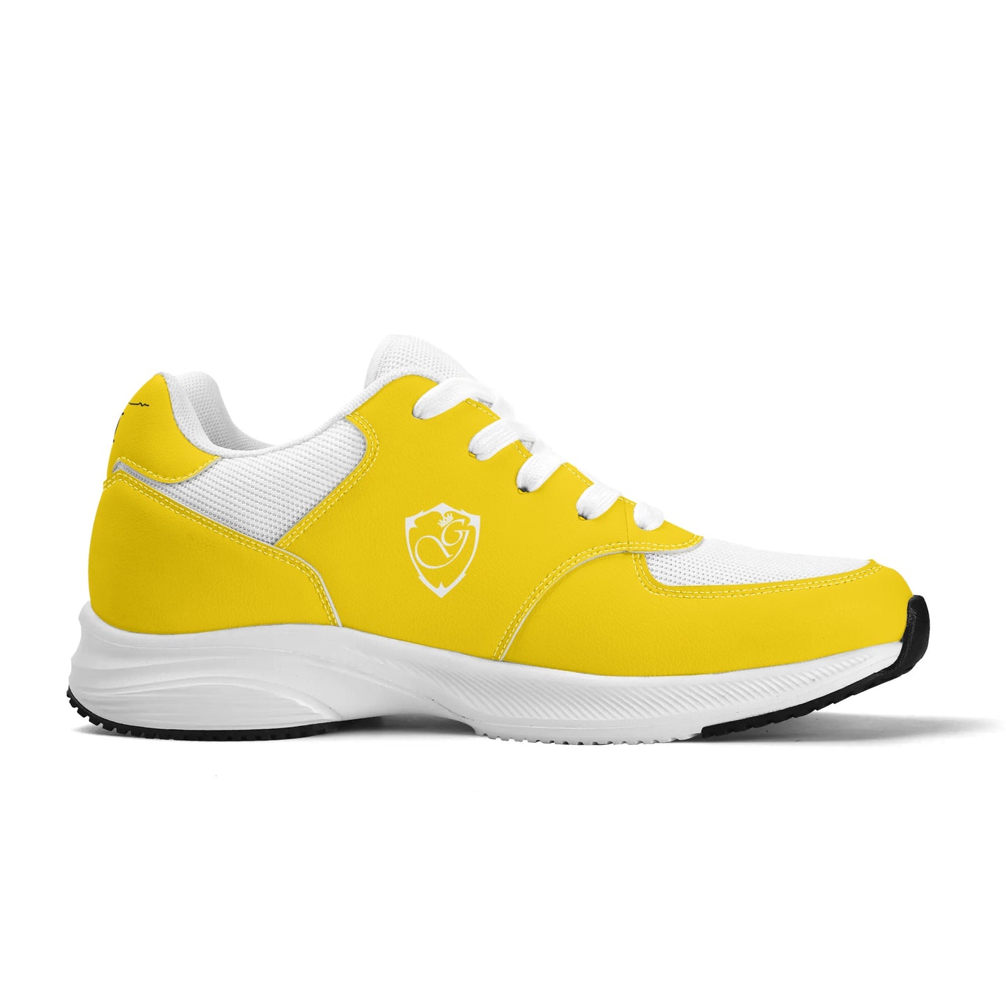 Adult Lightweight Brand Low Top Mesh and PU Platform Athletic Shoe