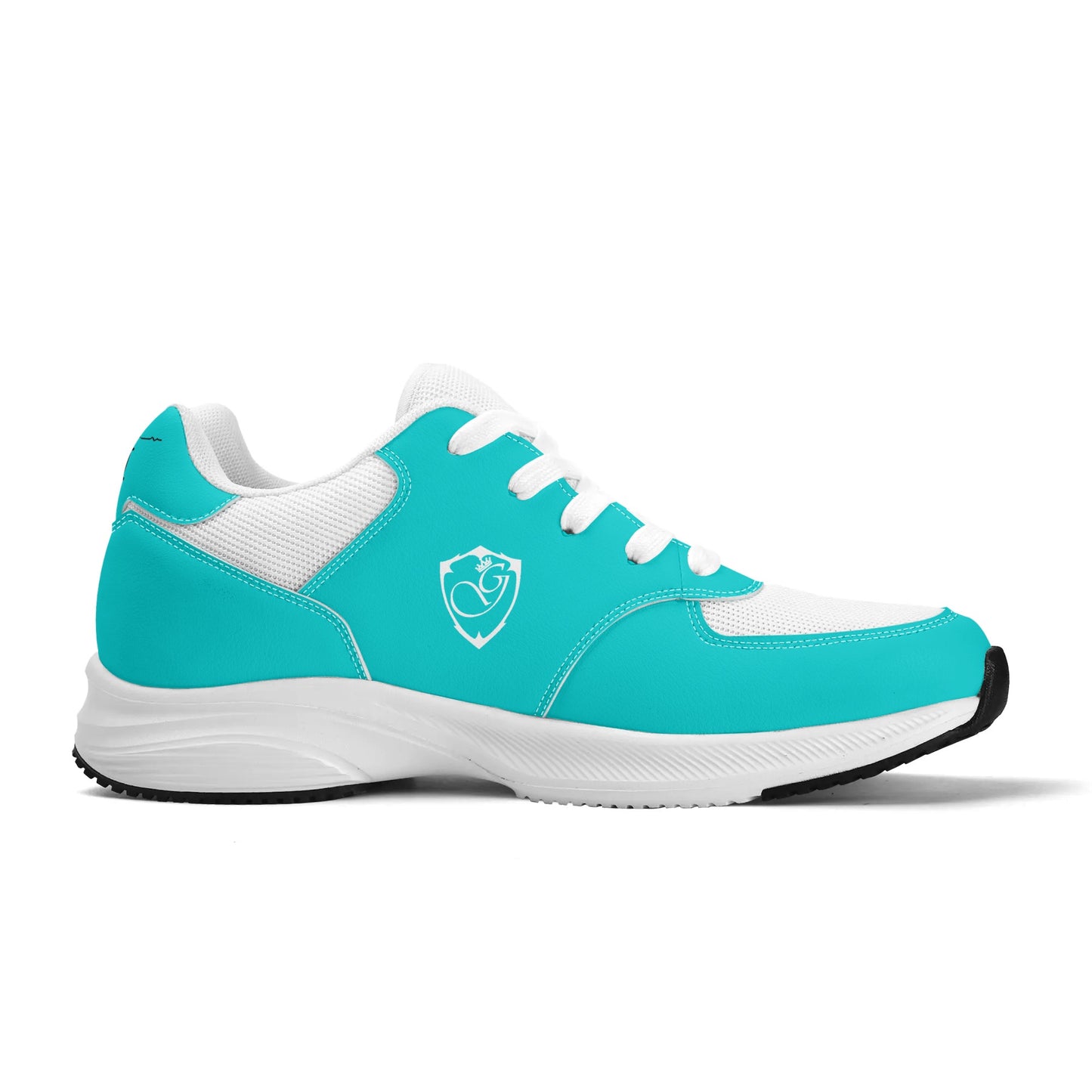 Adult Lightweight Brand Low Top Mesh and PU Platform Athletic Shoes WIth Gorgani Logo /Name