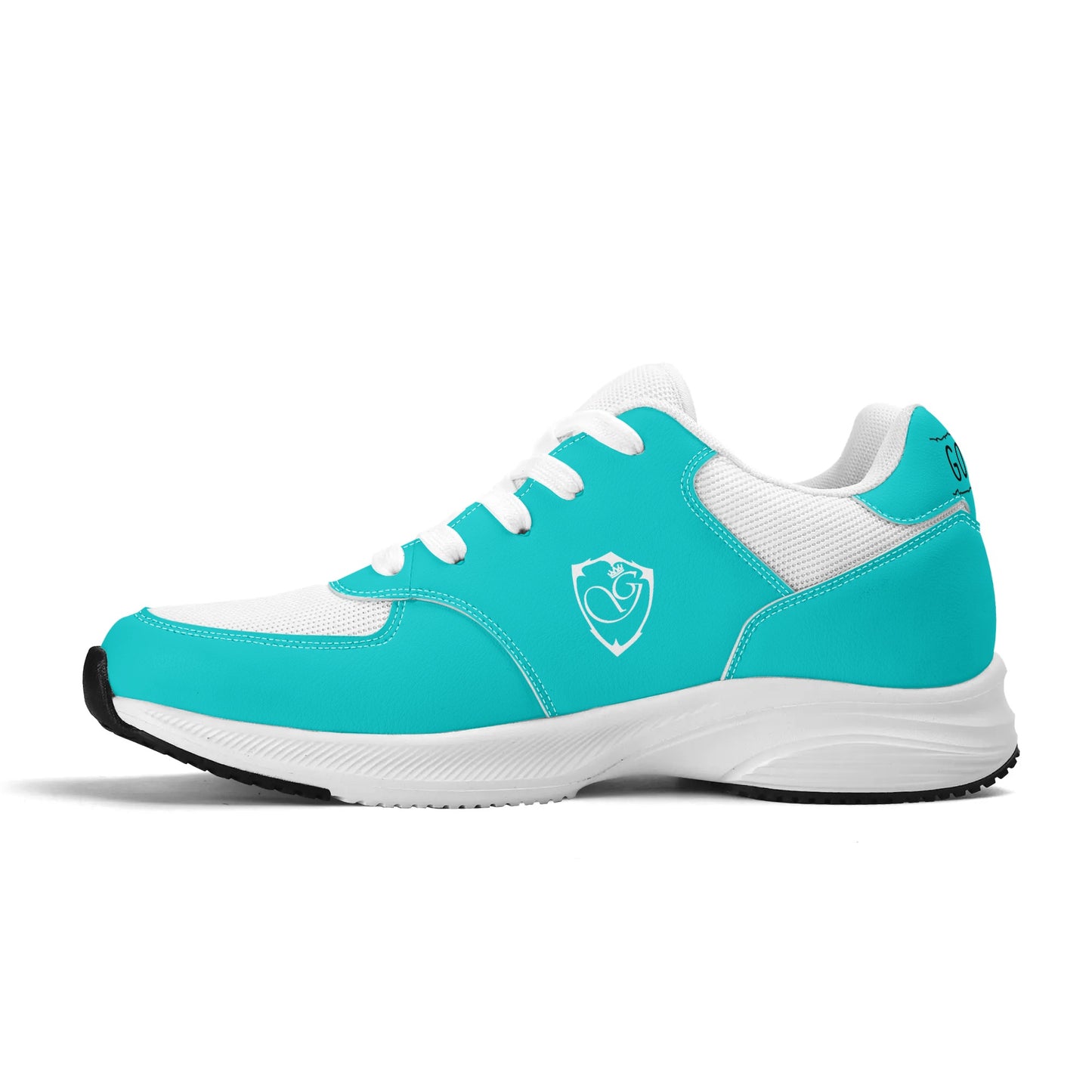 Adult Lightweight Brand Low Top Mesh and PU Platform Athletic Shoes WIth Gorgani Logo /Name