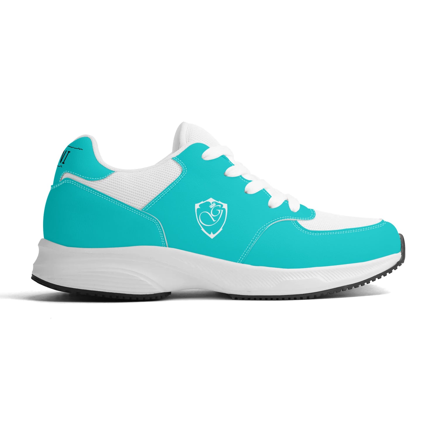 Adult Lightweight Brand Low Top Mesh and PU Platform Athletic Shoes WIth Gorgani Logo /Name