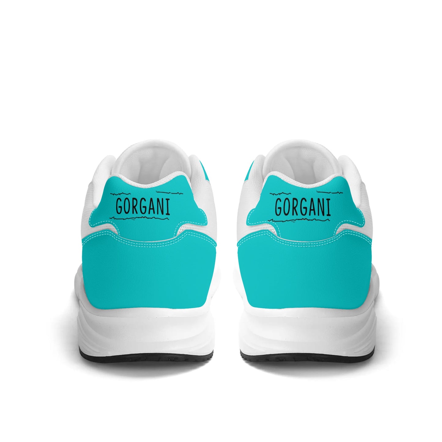Adult Lightweight Brand Low Top Mesh and PU Platform Athletic Shoes WIth Gorgani Logo /Name