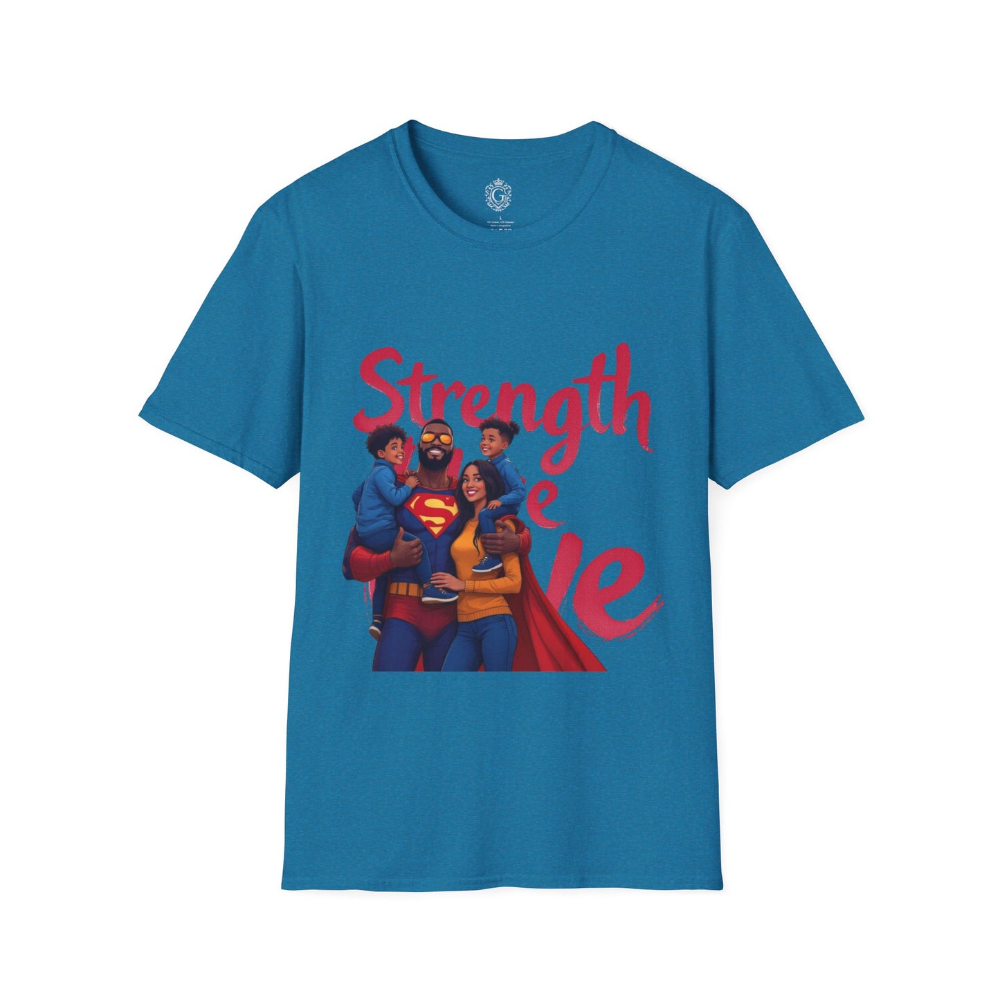 Superhero Family Strength Unisex Softstyle T-Shirt