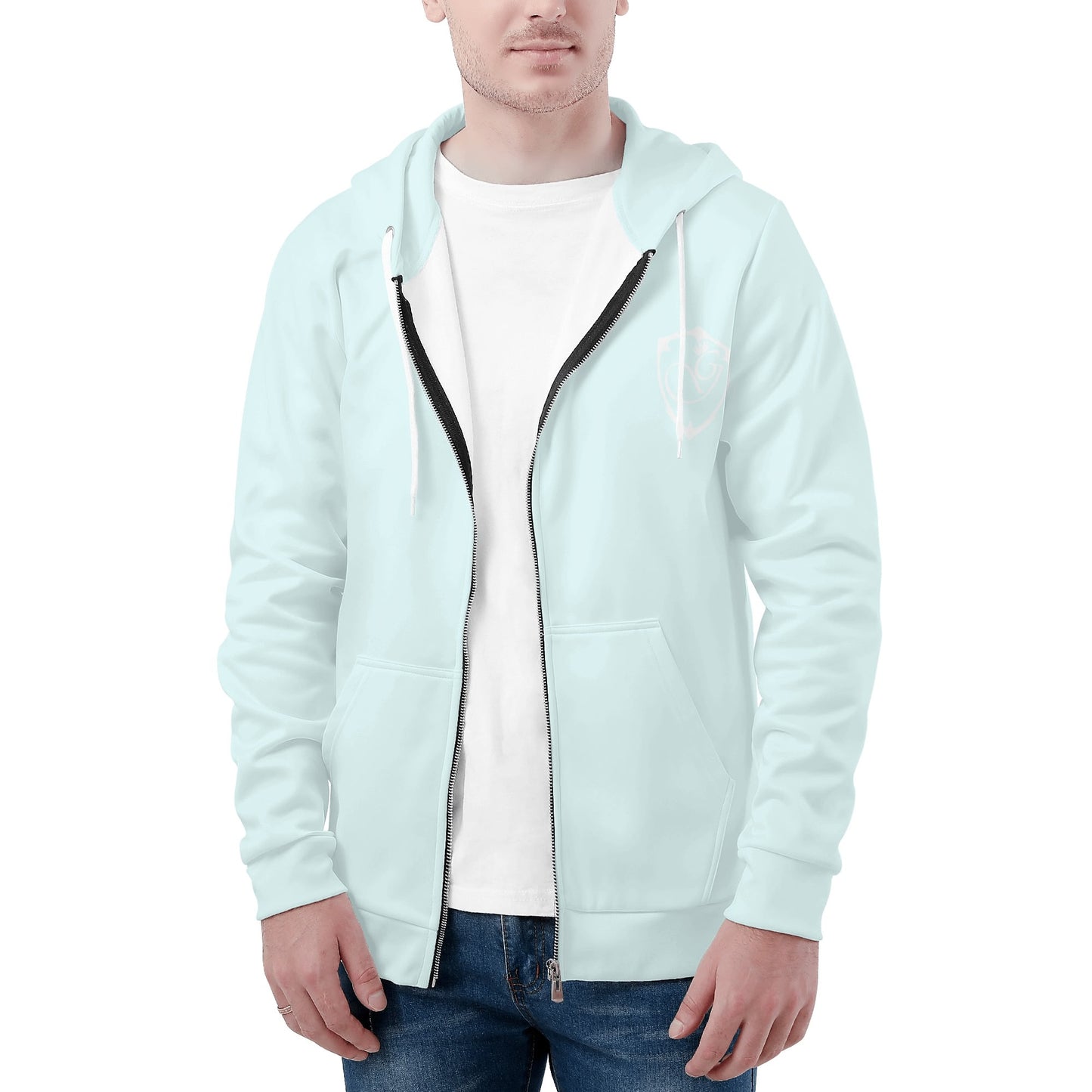 Gorgani skater life Print Classic Zip Up Hoodie Warm Jacket