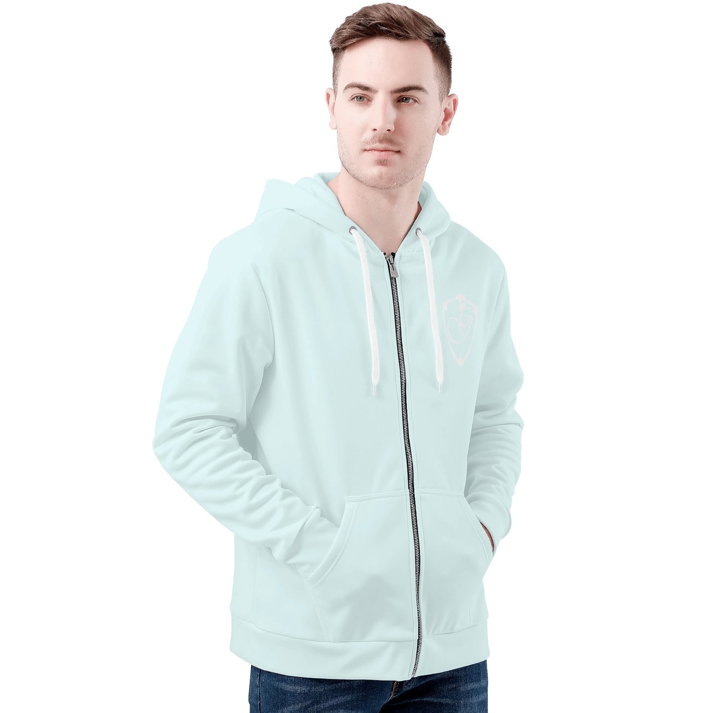 Gorgani skater life Print Classic Zip Up Hoodie Warm Jacket