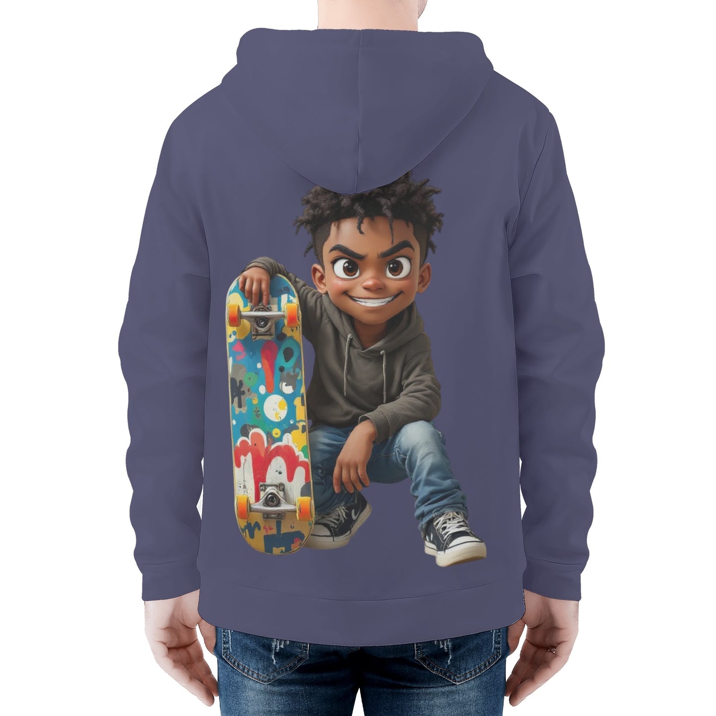 Gorgani skater life Classic Zip Up Hoodie Warm Jacket