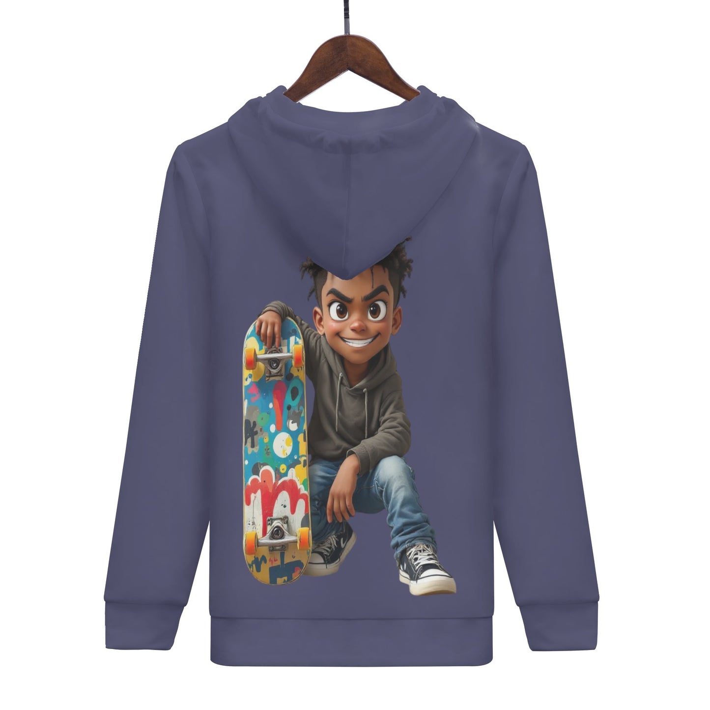 Gorgani skater life Classic Zip Up Hoodie Warm Jacket