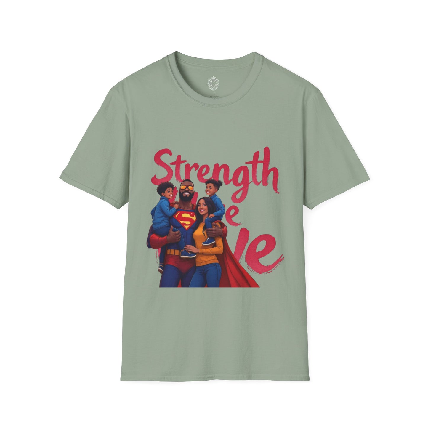 Superhero Family Strength Unisex Softstyle T-Shirt