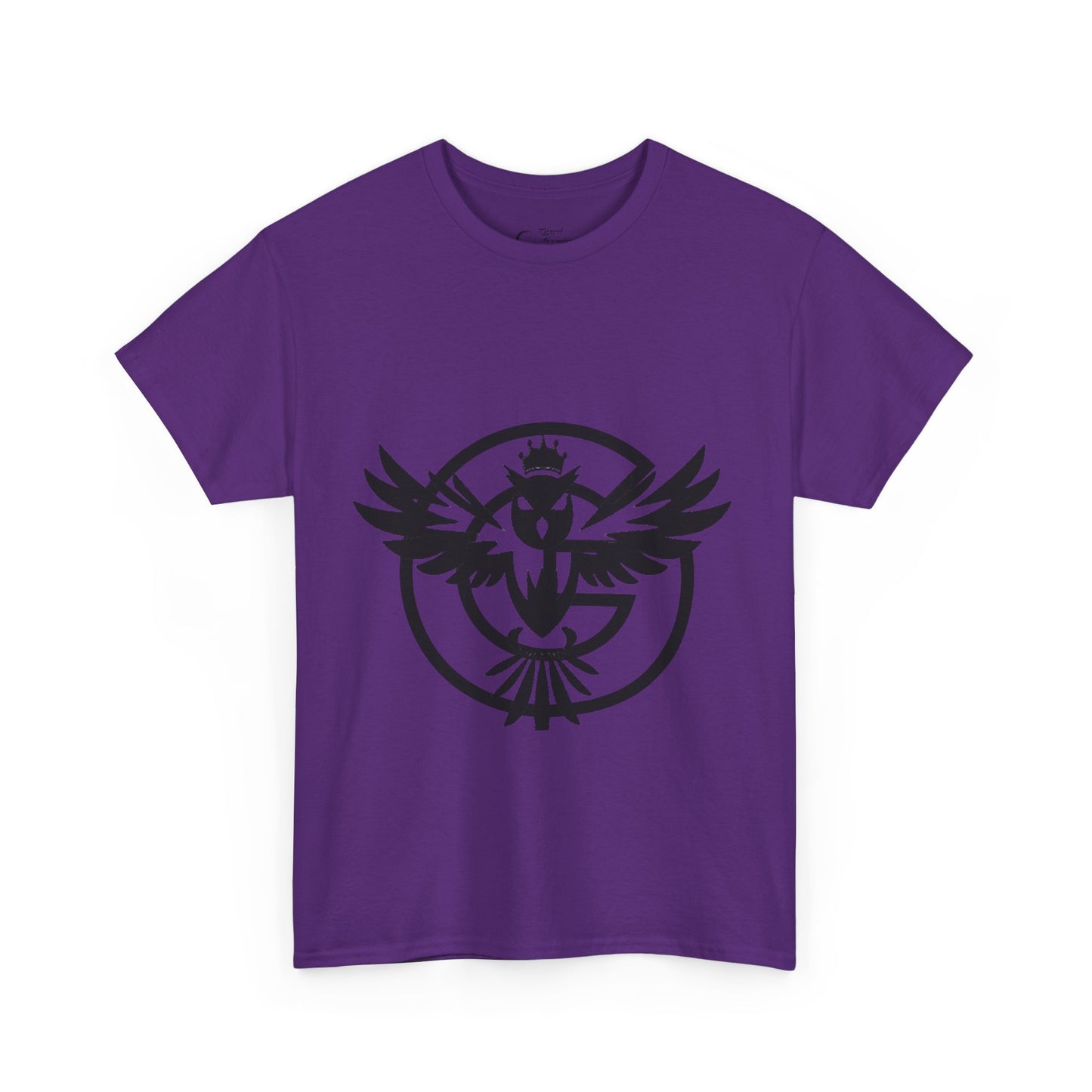 Gorgani Unisex Heavy Cotton Tee - Stylish Bird Graphic Tee for Casual Vibes