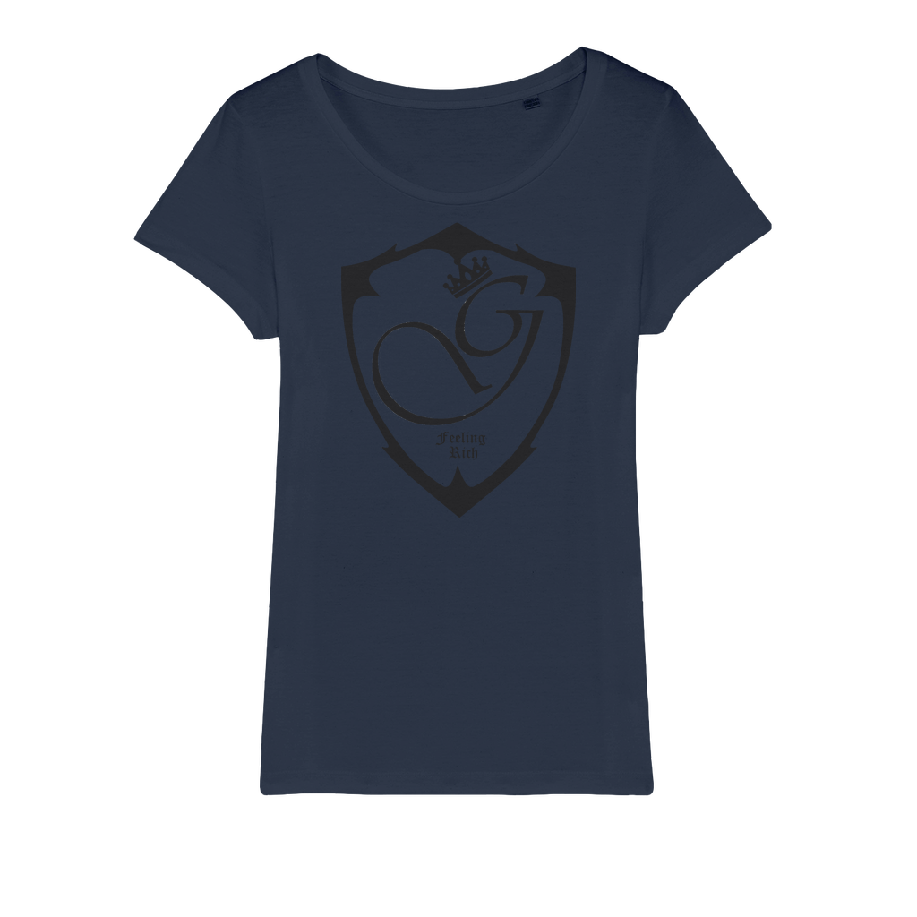 Feeling rich Organic Jersey Womens T-Shirt